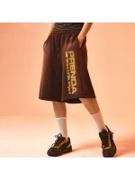 韓國PRENDA - GRADIENT RAWCUT SHORTS BROWN